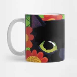 Hide and seek kitten Mug